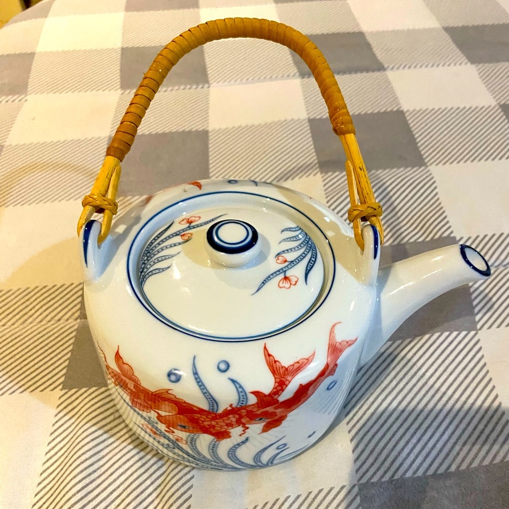 World Market • Japanese Koi Goldfish Tea Kettle